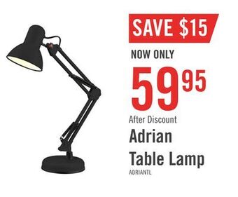 The Brick Adrian desk lamp offer