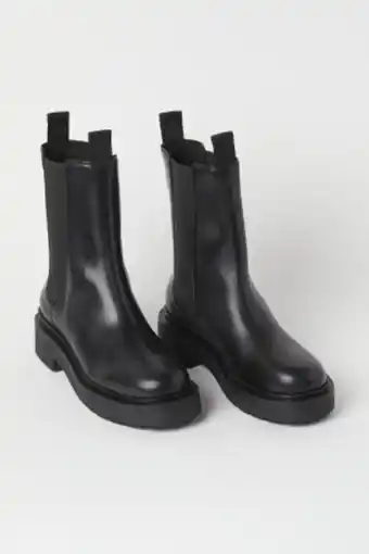 H&M Chunky leather boots offer