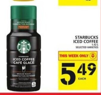 Food Basics Starbucks iced coffee offer