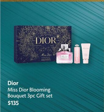Sephora Miss dior blooming bouquet 3pc gift set offer