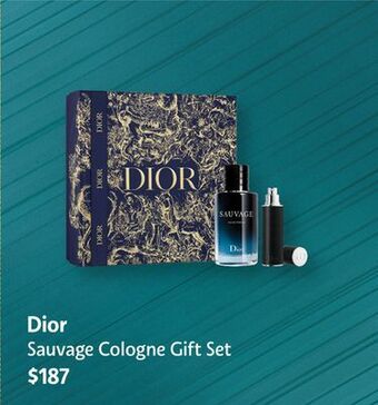 Sephora Sauvage cologne gift set offer