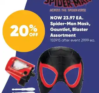 Toys R us Marvel spider-man: across the spider-verse miles morales web-shot slinger mask and blaster set offer