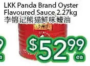Ample Food Market Lkk panda brand oyster flavoured sauce offer