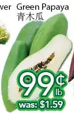 Ample Food Market Green papaya offer