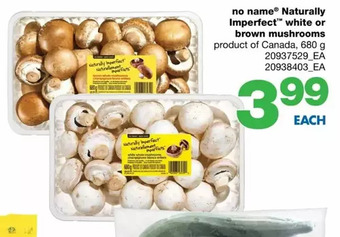 Wholesale Club No name naturally imperfect white or brown mushrooms offer