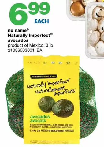 Wholesale Club No name naturally imperfect avocados offer