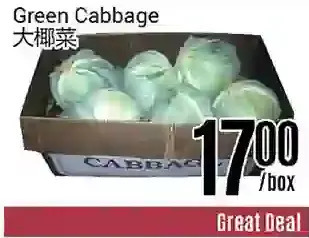 Nations Fresh Foods Green cabbage offer