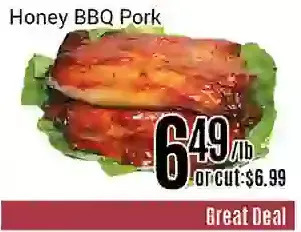Nations Fresh Foods Honey bbq pork offer