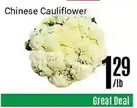 Nations Fresh Foods Chinese cauliflower offer