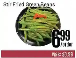 Nations Fresh Foods Stir fried green beans offer