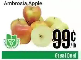 Nations Fresh Foods Ambrosia apple offer