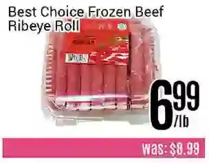 Nations Fresh Foods Best choice frozen beef ribeye roll offer