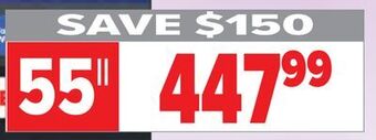 2001 Audio Video Hisense 55" 4k ultra hd vidaa tv offer