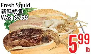 Bestco Food Mart Fresh squid offer