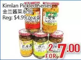 Hong Tai Supermarket Kimlan pickled series offer