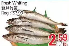 Hong Tai Supermarket Fresh whiting offer