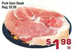 Top Food Supermarket Pork ham steak offer