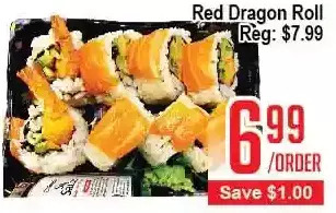 Skyland Foodmart Red dragon roll offer