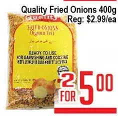 Skyland Foodmart Quality fried onions offer