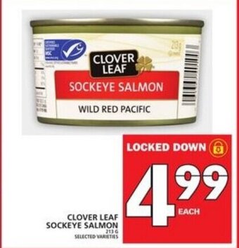 Food Basics Clover leaf sockeye salmon offer