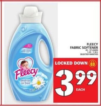 Food Basics Fleecy fabric softener offer