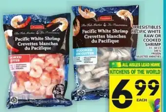 Food Basics Irresistibles pacific white raw offer