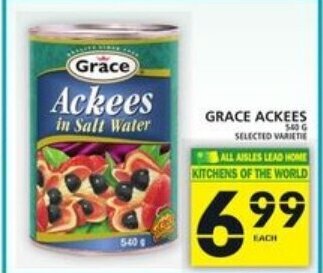 Food Basics Grace ackees offer