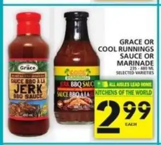 Food Basics Grace or cool runnings sauce or marinade offer