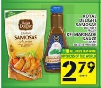 Food Basics Royal delight samosas offer