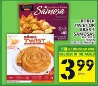 Food Basics Borek twist or brar's samosas offer