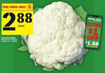 Food Basics Cauliflower offer