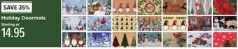 Linen Chest Holiday doormats offer