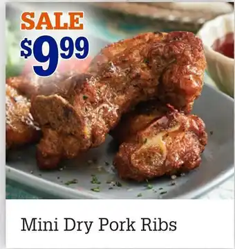 M & M Food Market Mini dry pork ribs offer