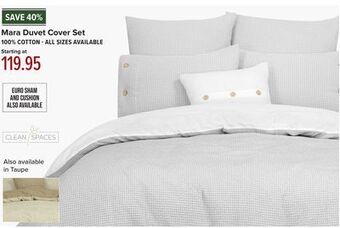 Linen Chest Mara duvet cover set offer