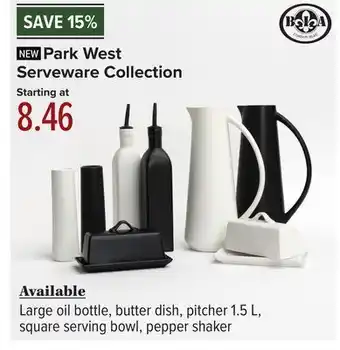 Linen Chest Park west serveware collection offer