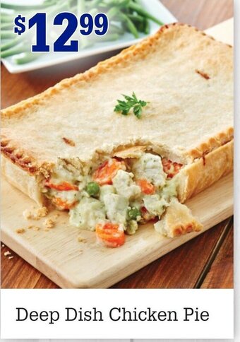 M & M Food Market Deep dish chicken pie offer