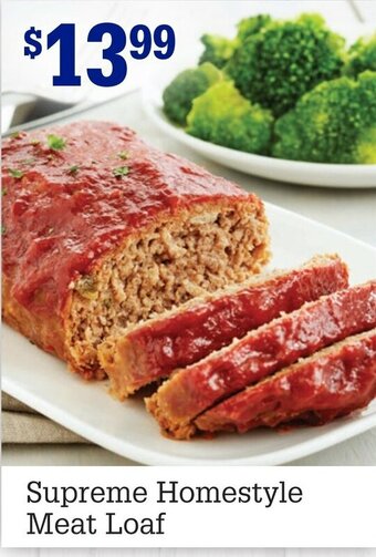 M & M Food Market Supreme homestyle meat loaf offer