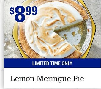 M & M Food Market Lemon meringue pie offer