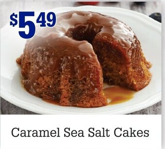 M & M Food Market Caramel sea salt cakes offer