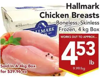 Buy-Low Foods Hallmark Chicken Breasts offer