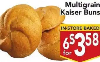 Buy-Low Foods Multigrain Kaiser Buns offer