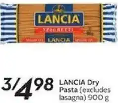 Safeway Lancia Dry Pasta 900g offer