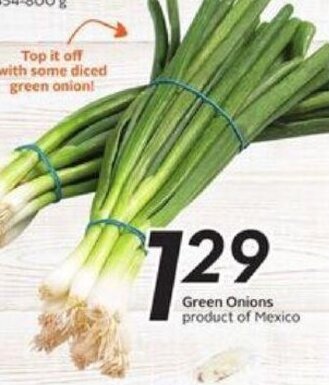 Safeway Green Onions offer