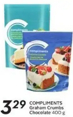 Safeway Compliments Graham Crumbs Chocolate 400g offer