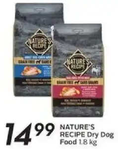 Safeway Nature's Recipe Dry Dog Food 1.8Kg offer
