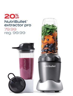 Nutribullet® pro 1000 nutrient extractor, 1000w