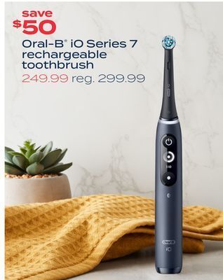 Bed Bath & Beyond Oral-b io series 7 rechargeable toothbrush offer