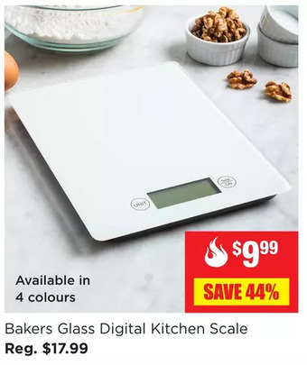 Kitchen Stuff Plus Bakers glass digital kitchen scale offer