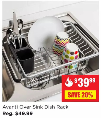 Kitchen Stuff Plus Avanti over sink dish rack offer