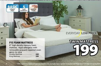 JYSK F15 Foam Mattress offer